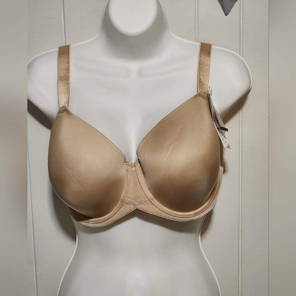Tan Seamless T-Shirt Bra with Molded Cups
